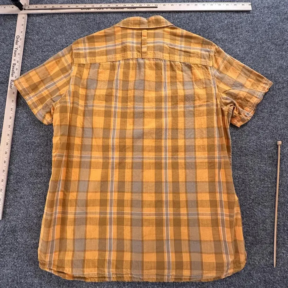 The North Face Plaid Short Sleeve Shirt‎ Medium Outdoor Hiking Casual Q-13
